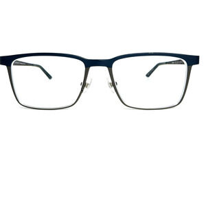 Prodesign Denmark Divide 3 C. 6521 Blue Gunmetal Eyeglasses Frame 54-18 H18380
